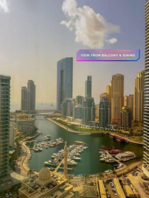 Luxe 2 Bedroom with Full Marina View, Near DMCC & JBR